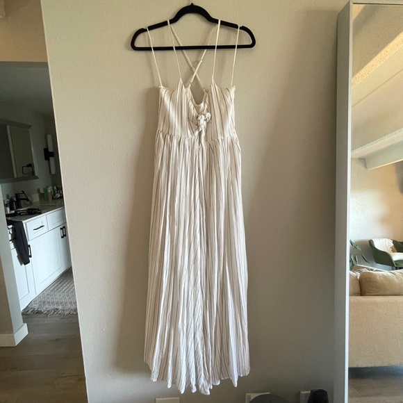 Heavy long tie front dress - Picture 3 of 7